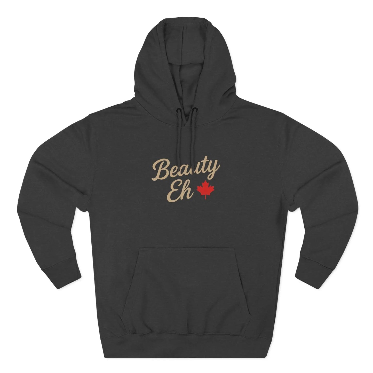 Beauty Eh Canadian Hoodie - Maple Leaf Pride Pullover Sweatshirt - Womens Canada Day Apparel - Cozy Fleece Lined Hooded Sweatshirt - Velora Luxury Fashion