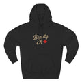 Beauty Eh Canadian Hoodie - Maple Leaf Pride Pullover Sweatshirt - Womens Canada Day Apparel - Cozy Fleece Lined Hooded Sweatshirt - Velora Luxury Fashion