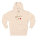 Beauty Eh Canadian Hoodie - Maple Leaf Pride Pullover Sweatshirt - Womens Canada Day Apparel - Cozy Fleece Lined Hooded Sweatshirt - Velora Luxury Fashion