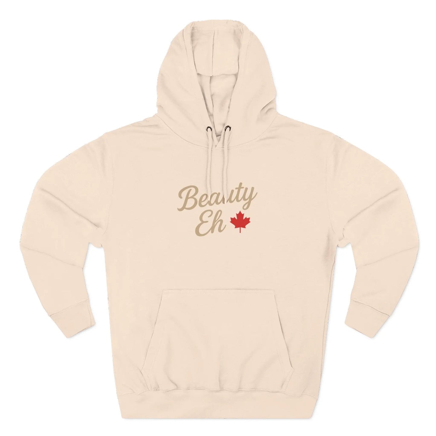 Beauty Eh Canadian Hoodie - Maple Leaf Pride Pullover Sweatshirt - Womens Canada Day Apparel - Cozy Fleece Lined Hooded Sweatshirt - Velora Luxury Fashion