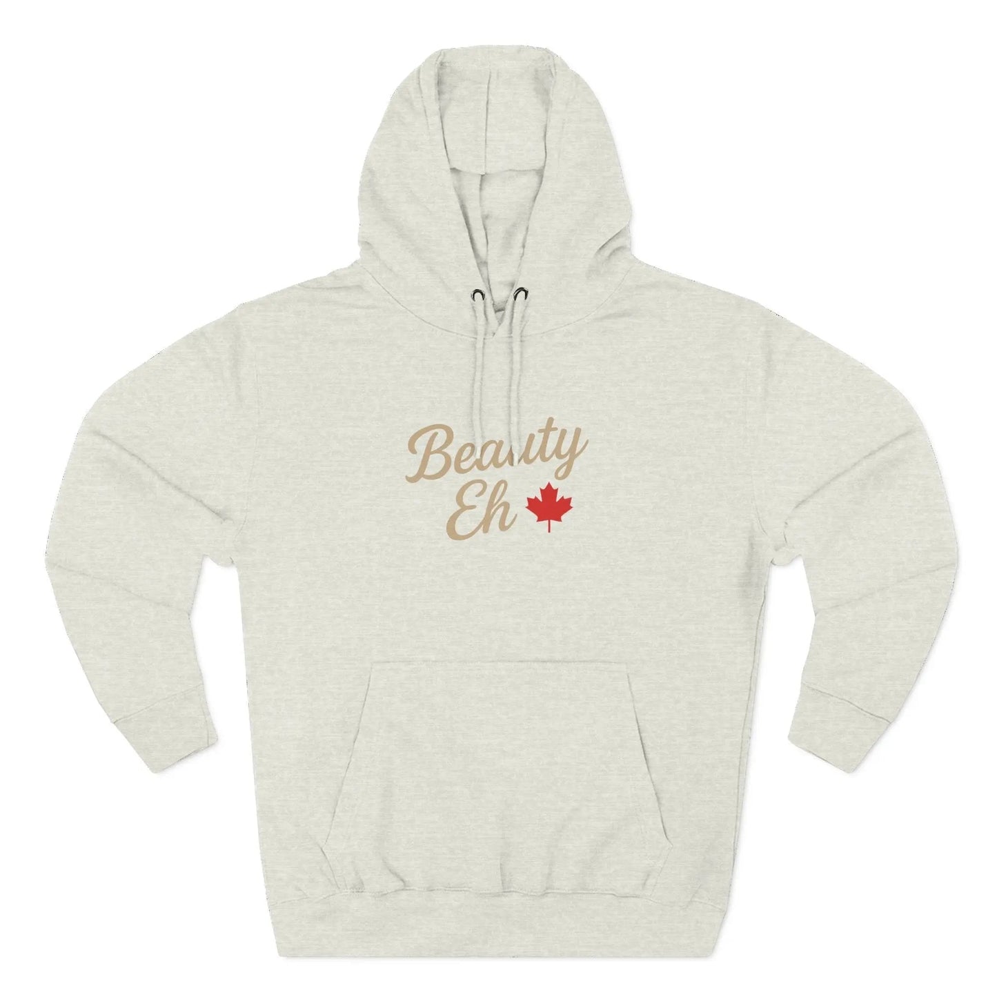 Beauty Eh Canadian Hoodie - Maple Leaf Pride Pullover Sweatshirt - Womens Canada Day Apparel - Cozy Fleece Lined Hooded Sweatshirt - Velora Luxury Fashion