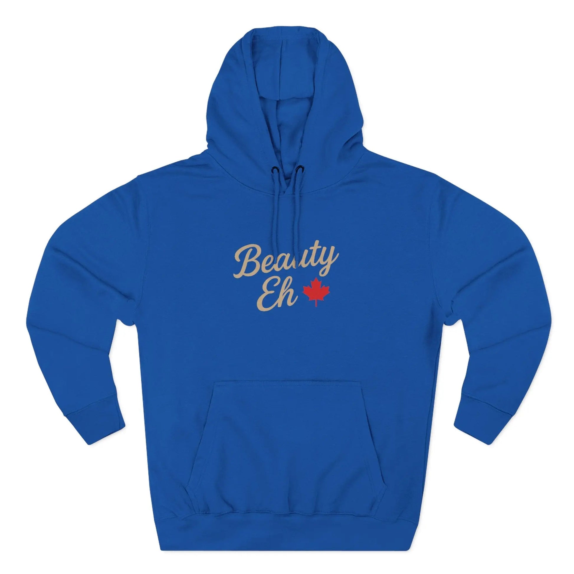 Beauty Eh Canadian Hoodie - Maple Leaf Pride Pullover Sweatshirt - Womens Canada Day Apparel - Cozy Fleece Lined Hooded Sweatshirt - Velora Luxury Fashion