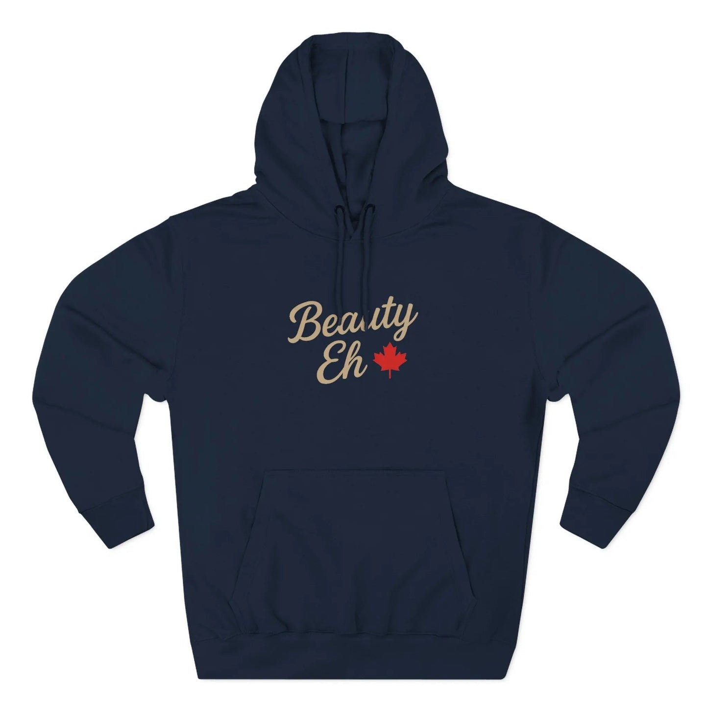 Beauty Eh Canadian Hoodie - Maple Leaf Pride Pullover Sweatshirt - Womens Canada Day Apparel - Cozy Fleece Lined Hooded Sweatshirt - Velora Luxury Fashion