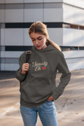 Beauty Eh Canadian Hoodie - Maple Leaf Pride Pullover Sweatshirt - Womens Canada Day Apparel - Cozy Fleece Lined Hooded Sweatshirt - Velora Luxury Fashion