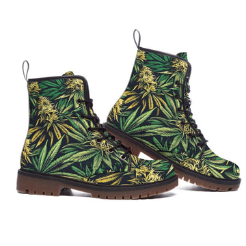 Big Buds Dope Martens - Vegan - Velora Luxury Fashion