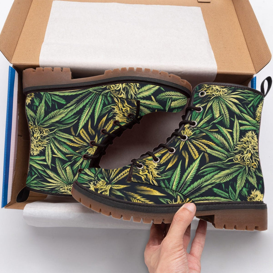 Big Buds Dope Martens - Vegan - Velora Luxury Fashion