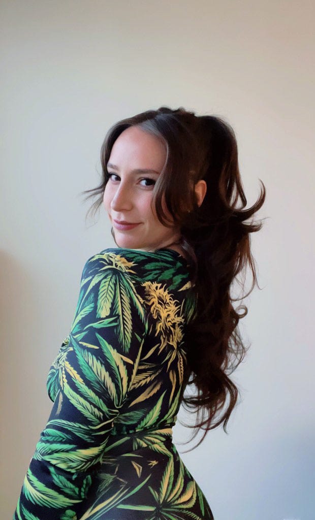 Big Buds One-Shoulder Slit Maxi Dress - Velora