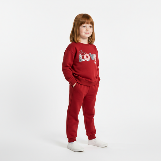 Big Love Girls Cotton Set - Velora Luxury Fashion