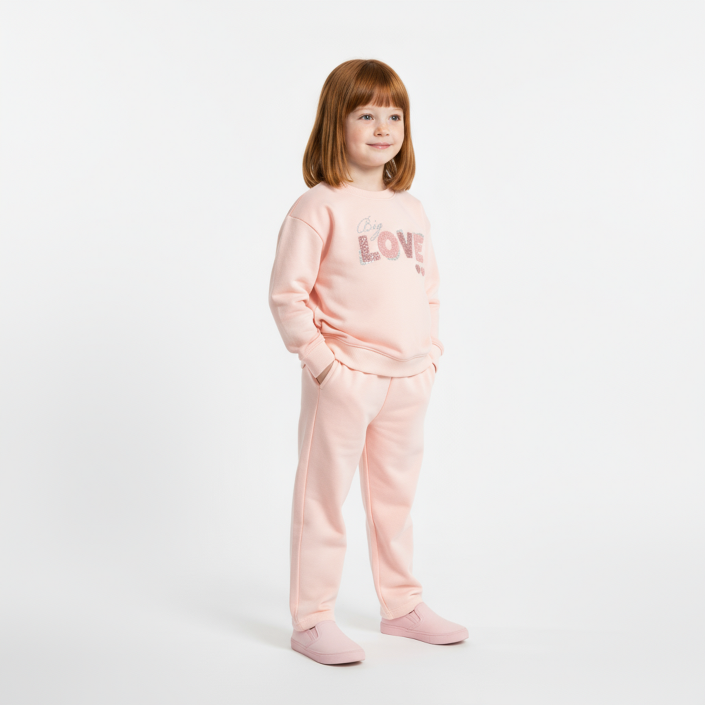 Big Love Girls Cotton Set - Velora Luxury Fashion