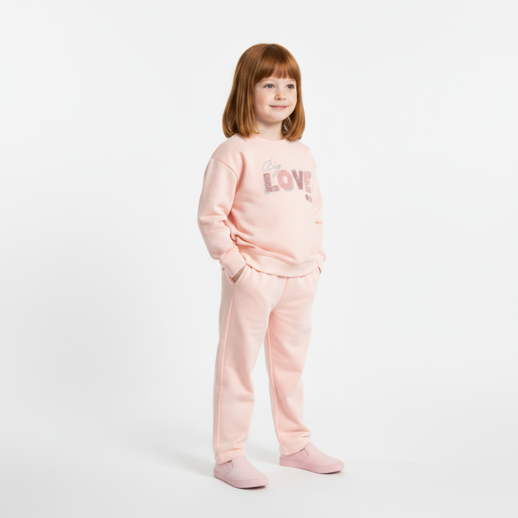 Big Love Girls Cotton Set - Velora Luxury Fashion