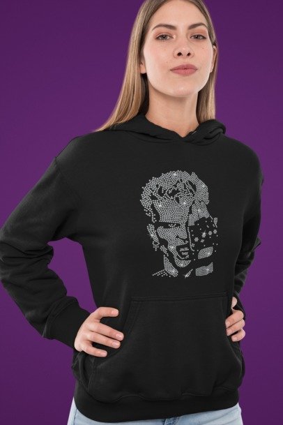 Billy Idol Rhinestone Shirt – Rock Glam Sparkle Bling Tee | Bling Dazzel