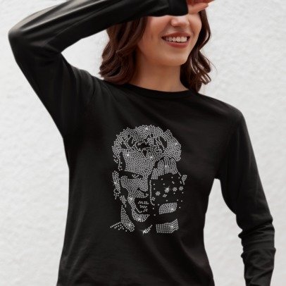 Billy Idol Rhinestone Shirt – Rock Glam Sparkle Bling Tee | Bling Dazzel