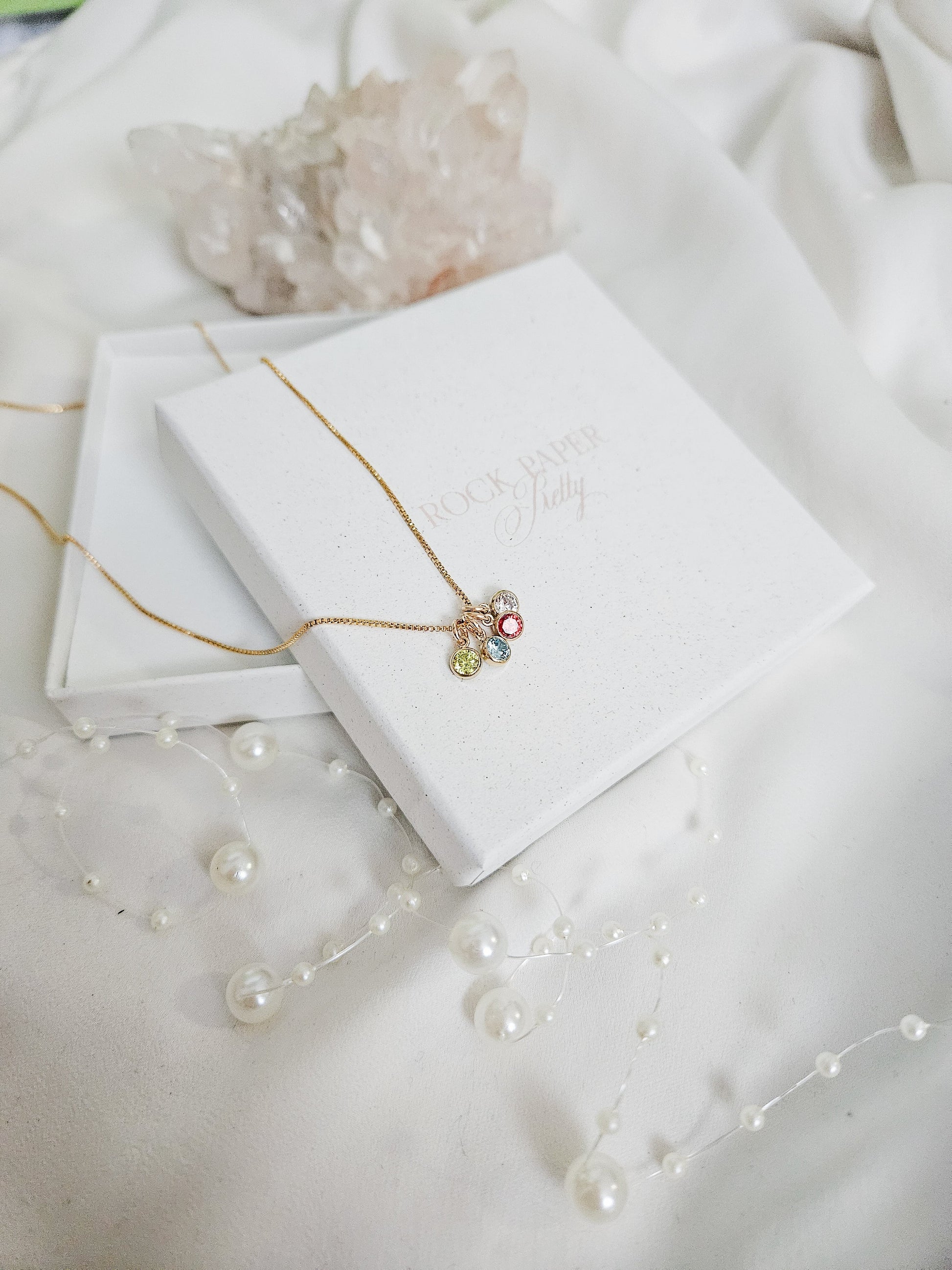 Birthstone Necklace - Velora Luxury Fashion