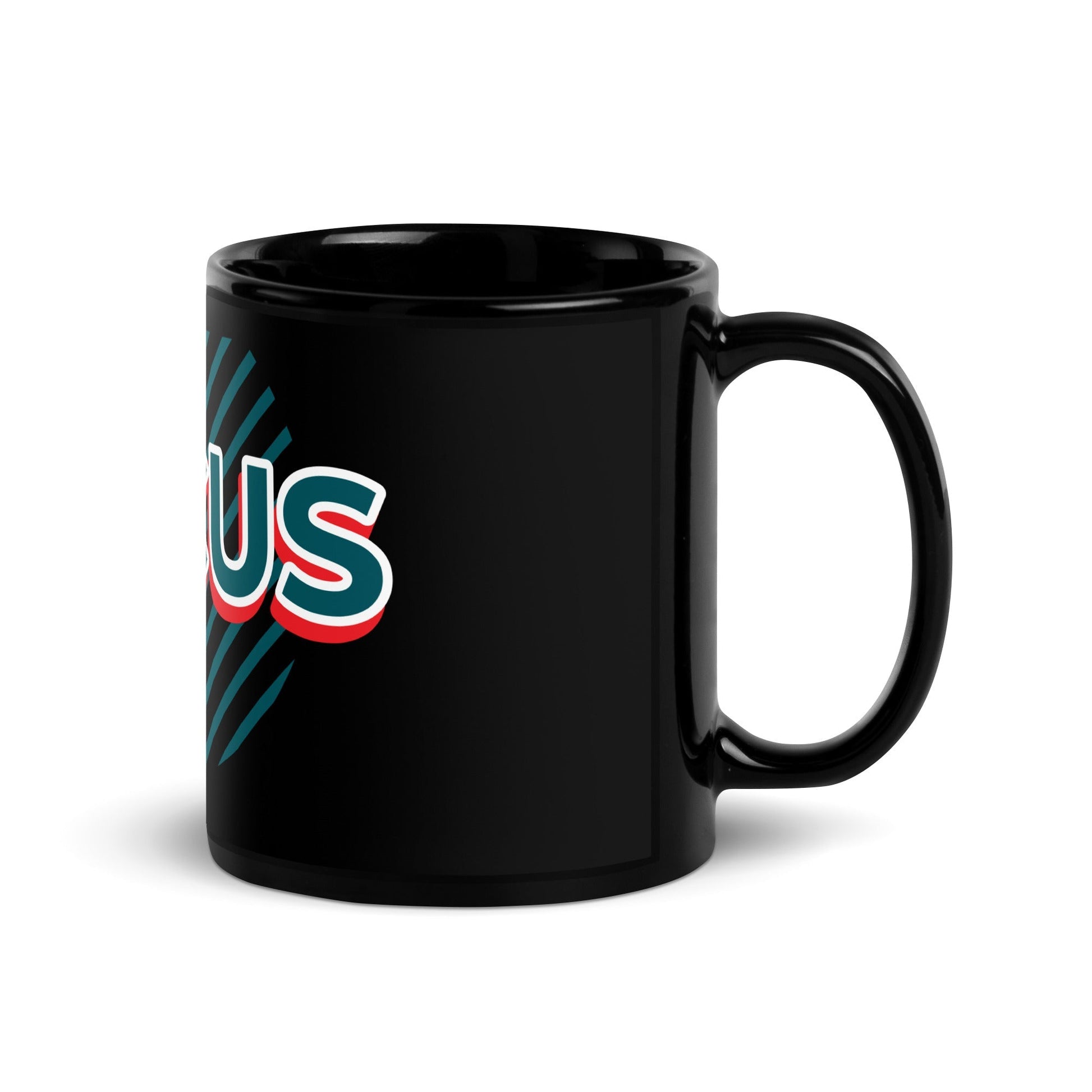 Black Glossy Mug - Velora Luxury Fashion