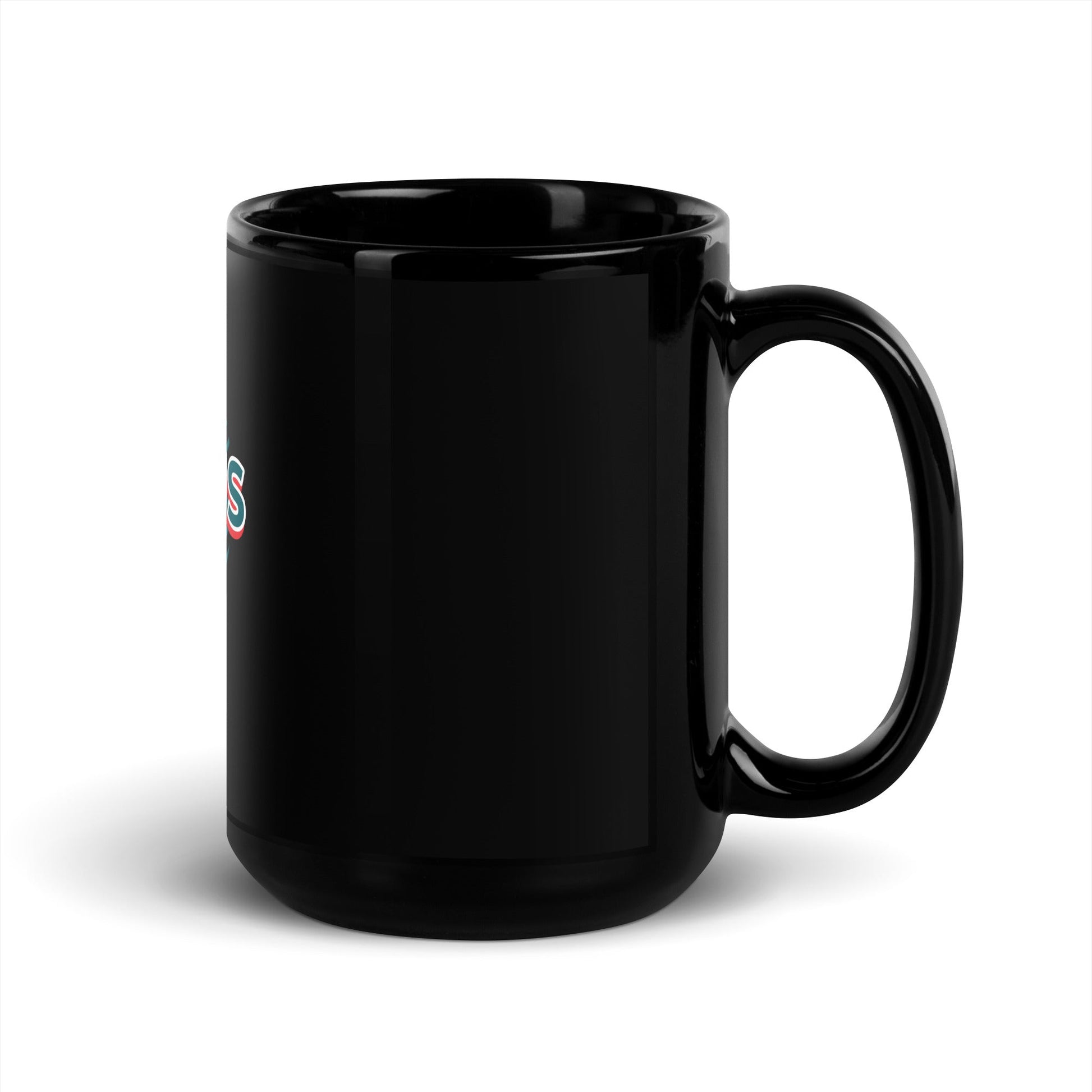 Black Glossy Mug - Velora Luxury Fashion