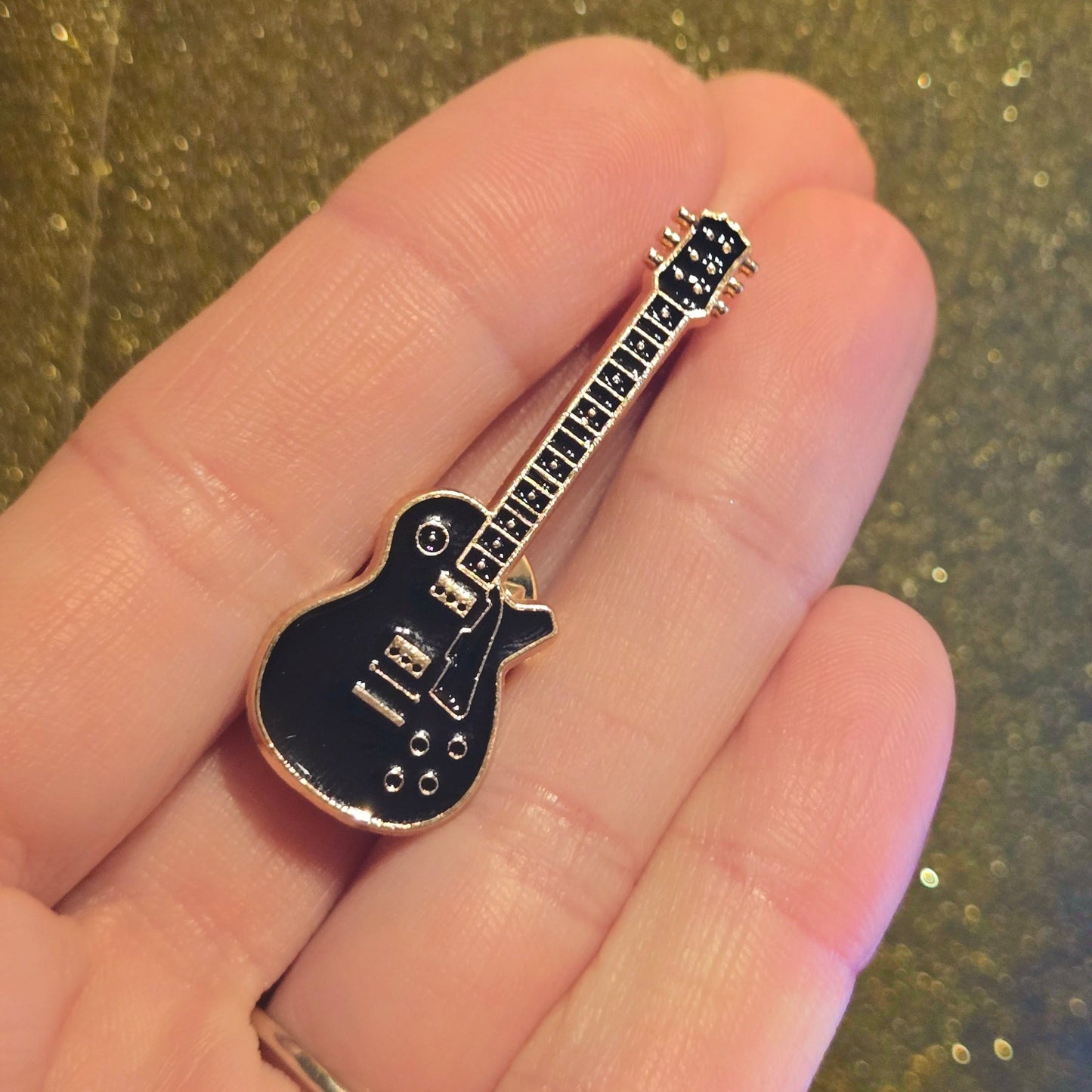 Electric Guitar (Black) | Collectible Pin - Velora