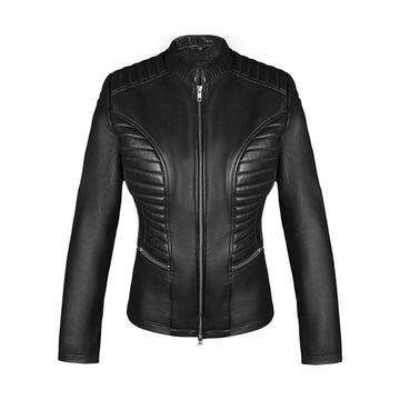 Valkyrie Black Leather Jacket