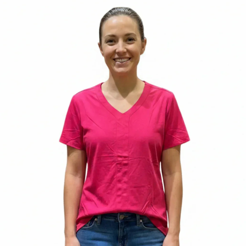 Blouse col V