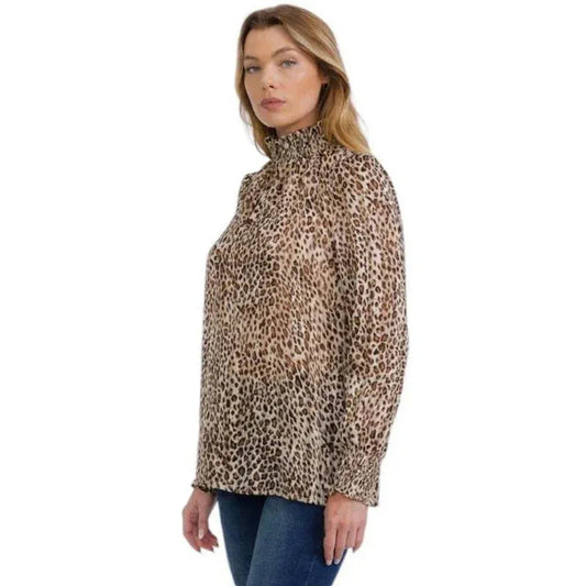 Blouse imprimée léopard