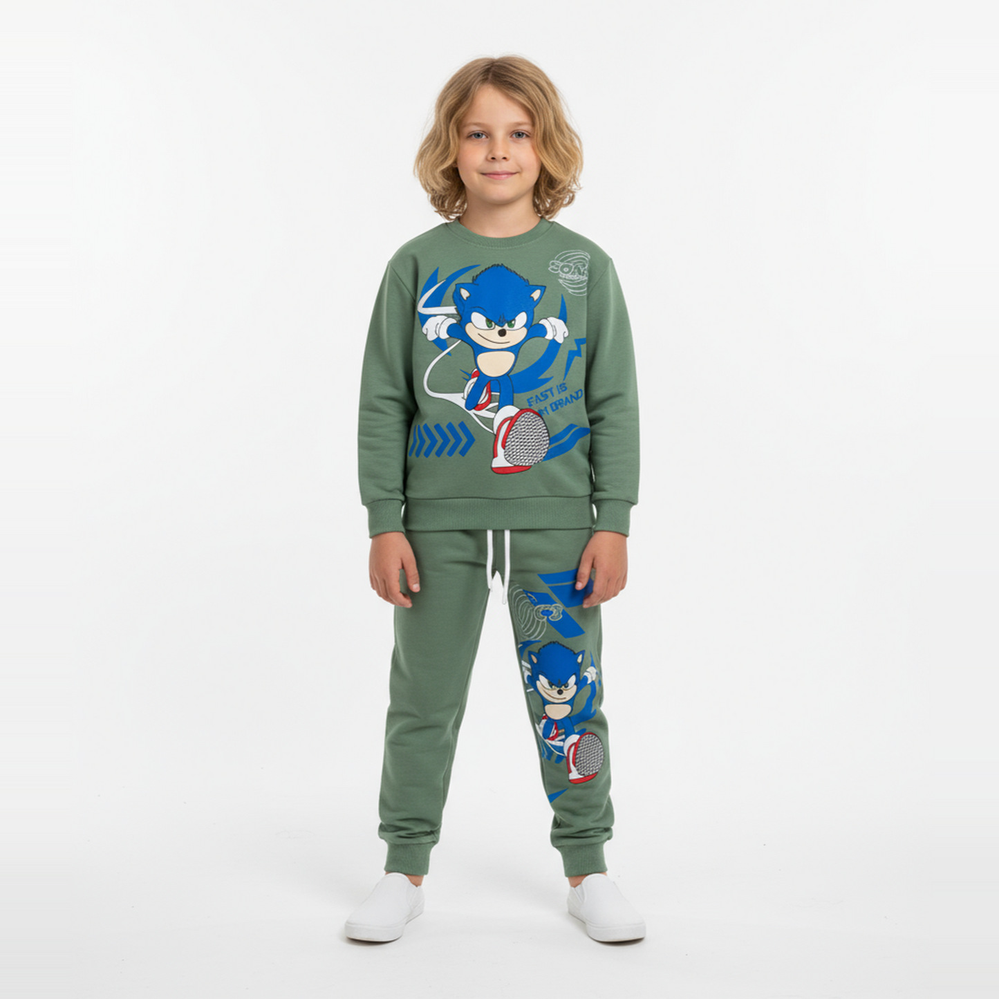 Blue Flash Casual Jogger Set - Velora Luxury Fashion