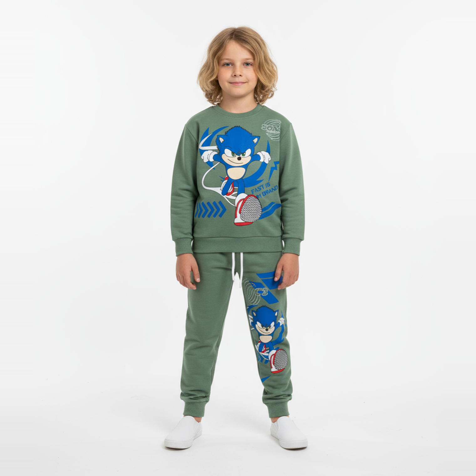 Blue Flash Casual Jogger Set - Velora Luxury Fashion