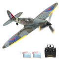 Blue Spitfire RC Airplane for Kids with 4-CH Xpilot Gyro Stabilizer - Velora Luxury Fashion