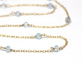 Blue Topaz Wire Wrapped Layering Necklace - Velora Luxury Fashion