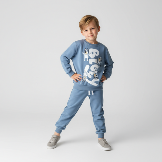 Bluey Boys Joggers Set - Velora Luxury Fashion