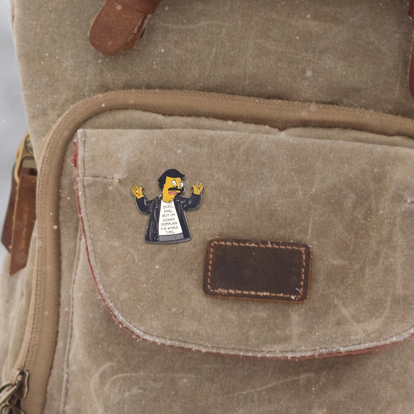 Bob's Burgers | "OK Fine But I'm Gonna Complain the Whole Time" | Collectible Pin - Velora