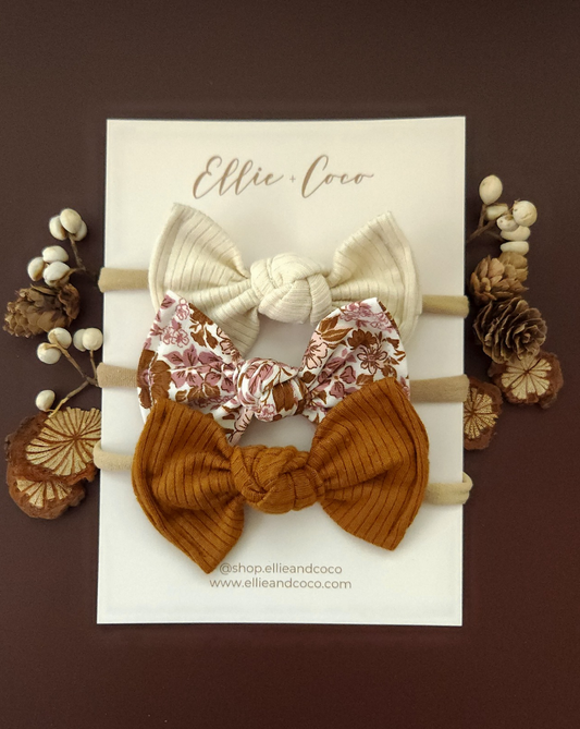 Knotted Bows Set - Velora