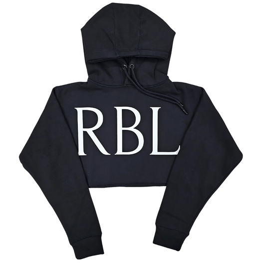 Born Ready Crop Hoodie - Velora Luxury Fashion