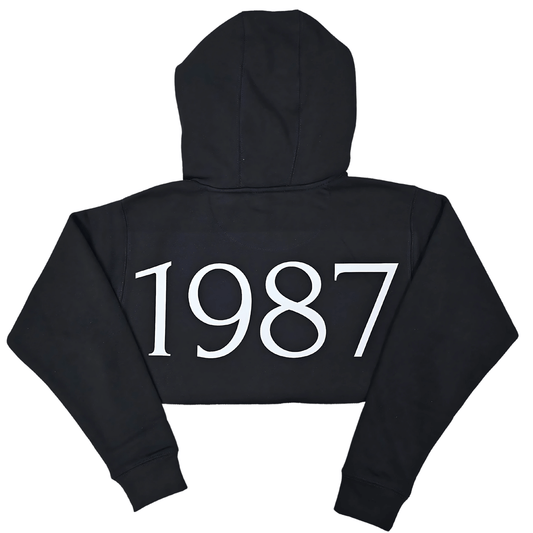Born Ready Crop Hoodie - Velora Luxury Fashion