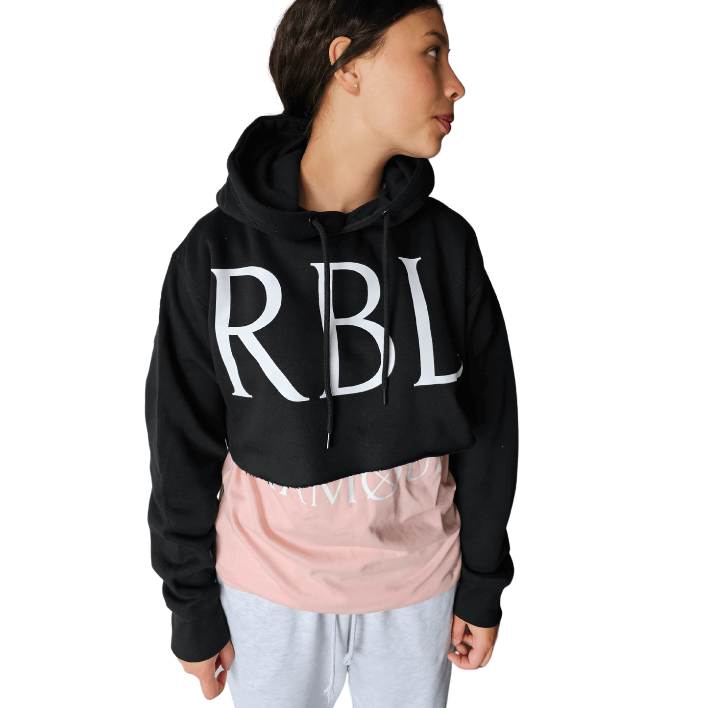 Born Ready Crop Hoodie - Velora Luxury Fashion