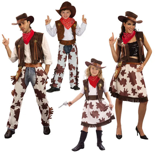 Boys And Girls Cowboy Costumes Christmas Children's Cowboy Costumes EX-STOCK Canada