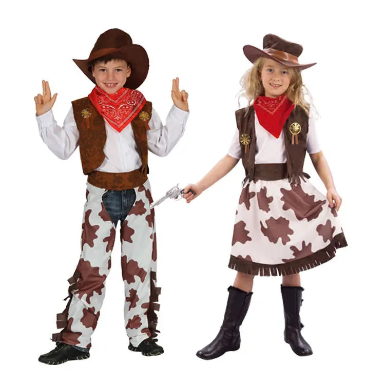 Boys And Girls Cowboy Costumes Christmas Children's Cowboy Costumes EX-STOCK Canada