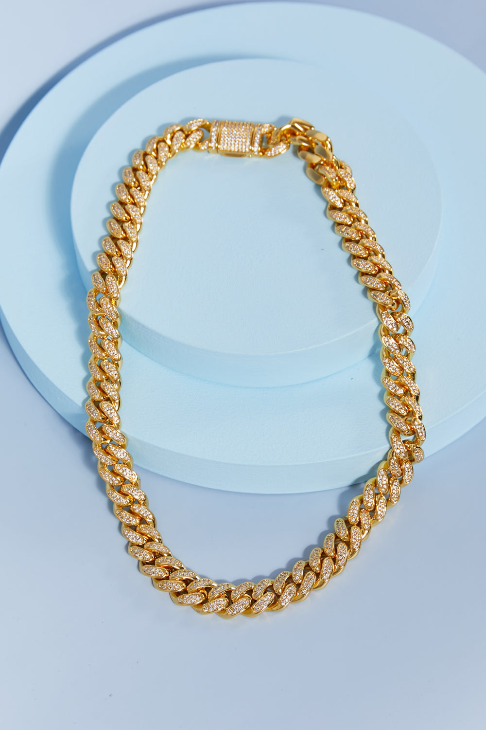 Brass Curb Chain Necklace - Velora Luxury Fashion