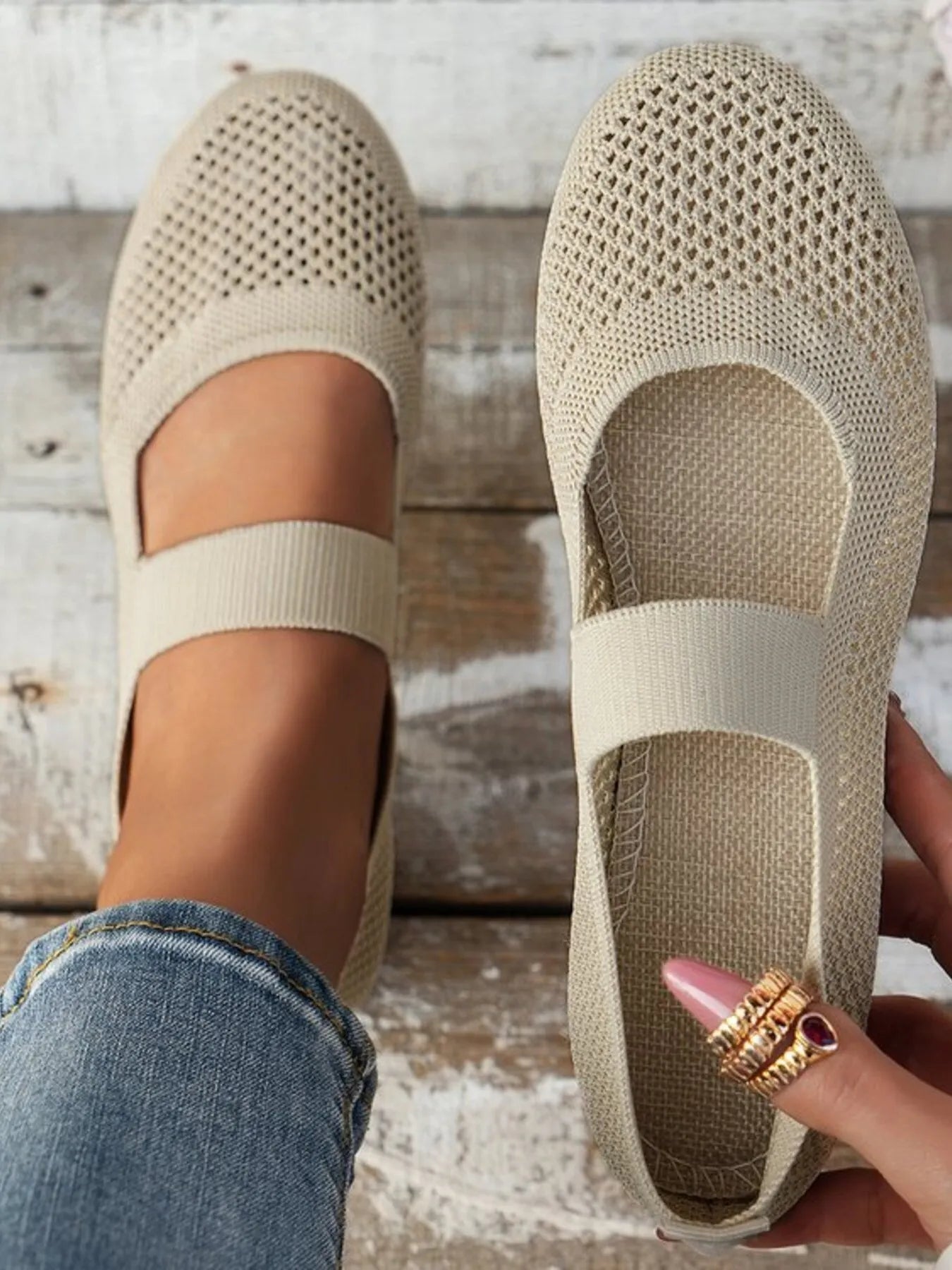 Breathable Mesh Slip-Ons - Velora Luxury Fashion