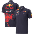 Breathable Quick-Dry Polo Shirt for F1 Racing and Biking - Velora Luxury Fashion