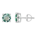 Breathtaking Moissanite Heart Stud Earrings | 925 Sterling Silver - Velora Luxury Fashion
