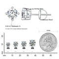 Breathtaking Moissanite Heart Stud Earrings | 925 Sterling Silver - Velora Luxury Fashion
