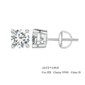 Breathtaking Moissanite Heart Stud Earrings | 925 Sterling Silver - Velora Luxury Fashion