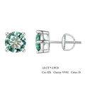 Breathtaking Moissanite Heart Stud Earrings | 925 Sterling Silver - Velora Luxury Fashion
