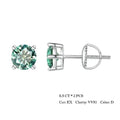 Breathtaking Moissanite Heart Stud Earrings | 925 Sterling Silver - Velora Luxury Fashion