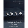 Breathtaking Moissanite Heart Stud Earrings | 925 Sterling Silver - Velora Luxury Fashion