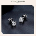Breathtaking Moissanite Heart Stud Earrings | 925 Sterling Silver - Velora Luxury Fashion
