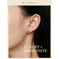 Breathtaking Moissanite Heart Stud Earrings | 925 Sterling Silver - Velora Luxury Fashion