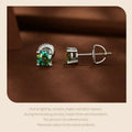 Breathtaking Moissanite Heart Stud Earrings | 925 Sterling Silver - Velora Luxury Fashion