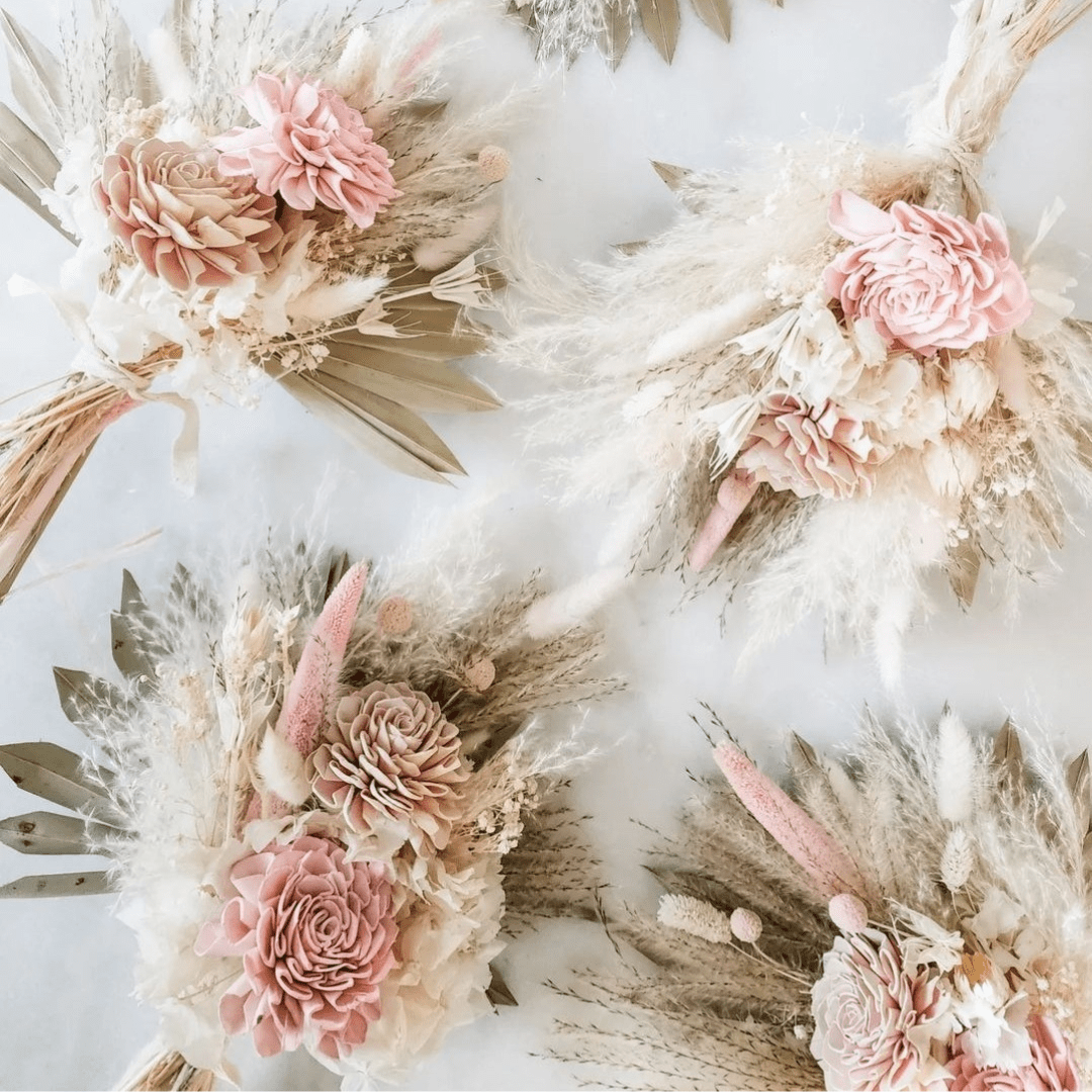 Bridal Bouquet - Pinks & Whites - Velora Luxury Fashion