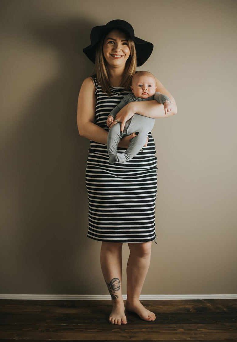 Brittany Maternity and Nursing Dress - Velora Luxury Fashion