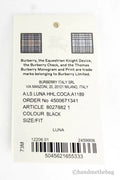 Burberry Luna Black Leather House Check Coin Pouch Wallet - Velora Luxury Fashion